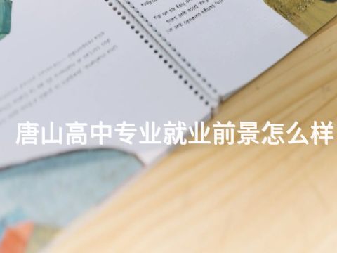 唐山高中专业就业前景怎么样