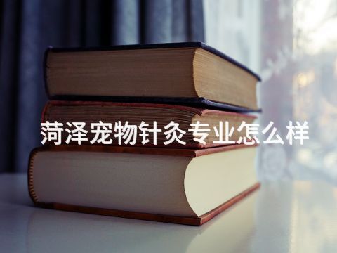 菏泽宠物针灸专业怎么样(图1)
