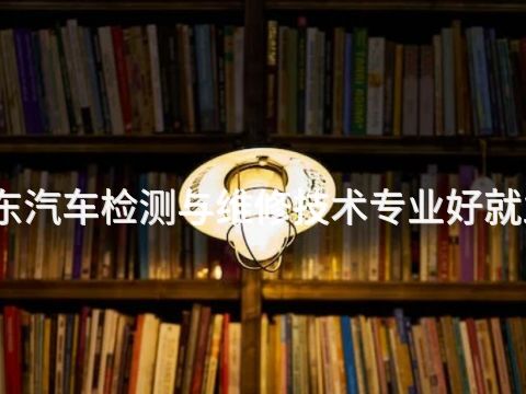 山东汽车检测与维修技术专业好就业吗(图1)