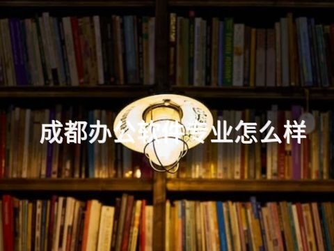成都办公软件专业怎么样(图1) 成都办公软件专业怎么样(图1)