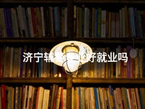 济宁辅警专业好就业吗