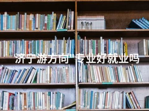 济宁游方向"专业好就业吗