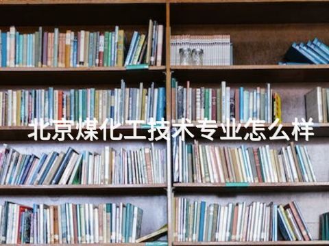 北京煤化工技术专业怎么样