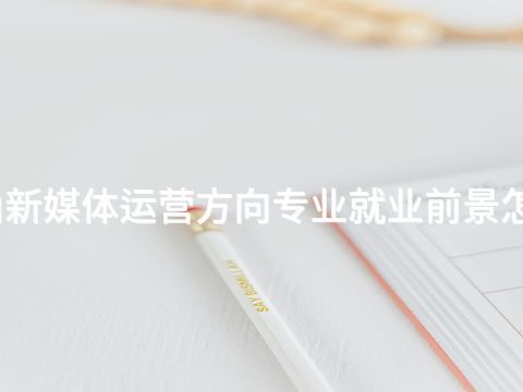唐山新媒体运营方向专业就业前景怎么样