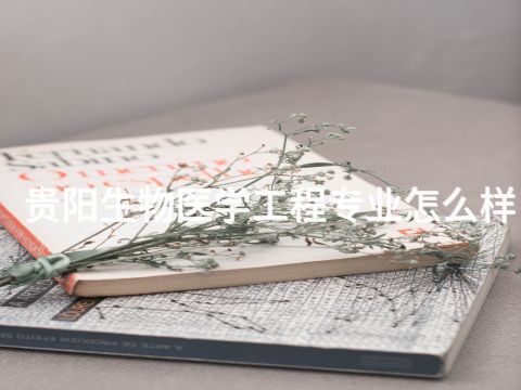 貴陽生物醫(yī)學(xué)工程專業(yè)怎么樣