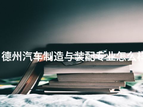 德州汽车制造与装配专业怎么样