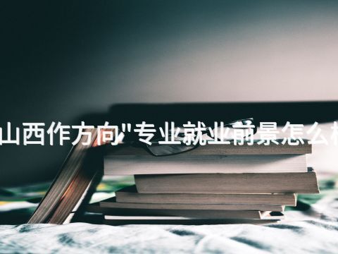 山西作方向"专业就业前景怎么样(图1) 山西作方向"专业就业前景怎么样(图1)