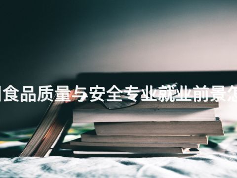 滨州食品质量与安全专业就业前景怎么样