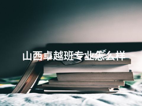 山西卓越班专业怎么样(图1) 山西卓越班专业怎么样(图1)