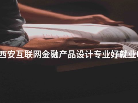 西安互联网金融产品设计专业好就业吗