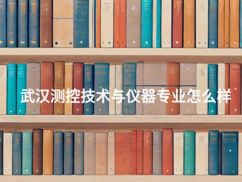 武漢測控技術與儀器專業怎么樣