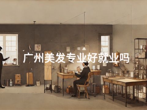 广州美发专业好就业吗