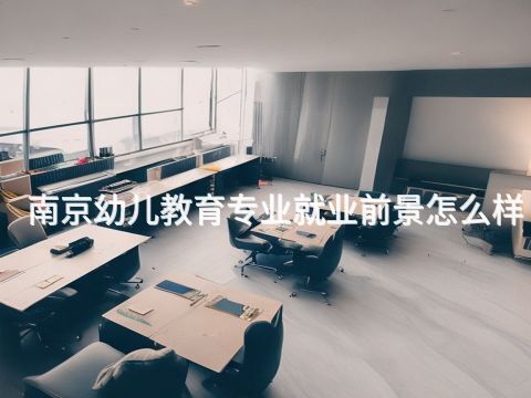 南京幼儿教育专业就业前景怎么样