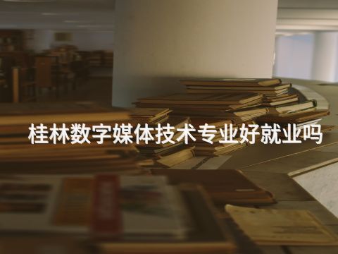 桂林數字媒體技術專業好就業嗎