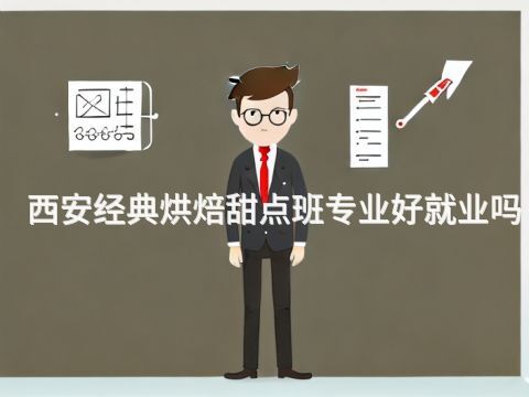 西安经典烘焙甜点班专业好就业吗