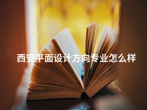 西安平面設計方向專業怎么樣