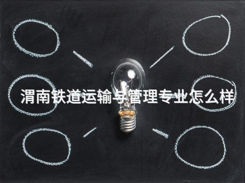 渭南铁道运输与管理专业怎么样(图1) 渭南铁道运输与管理专业怎么样(图1)