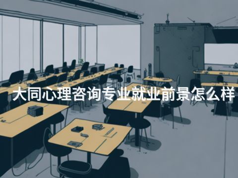 大同心理咨询专业就业前景怎么样