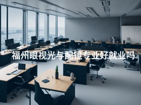 福州眼视光与配镜专业好就业吗(图1) 福州眼视光与配镜专业好就业吗(图1)