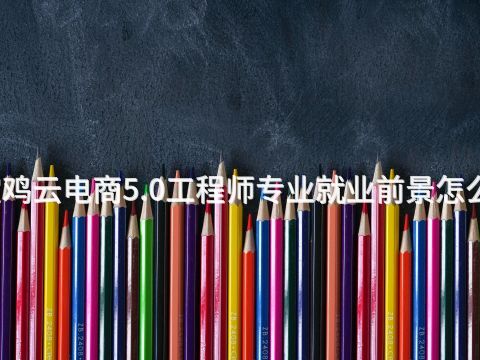 宝鸡云电商5.0工程师专业就业前景怎么样