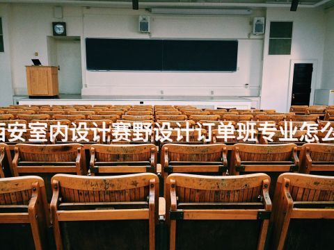 西安室内设计赛野设计订单班专业怎么样