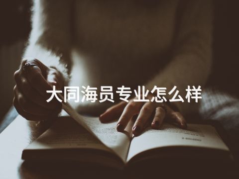 大同海员专业怎么样