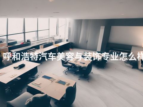 呼和浩特汽车美容与装饰专业怎么样