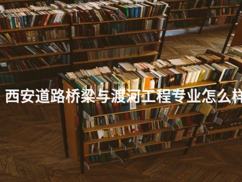 西安道路桥梁与渡河工程专业怎么样