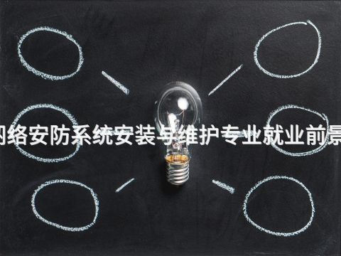 桂林网络安防系统安装与维护专业就业前景怎么样(图1)