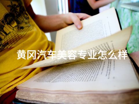 黄冈汽车美容专业怎么样