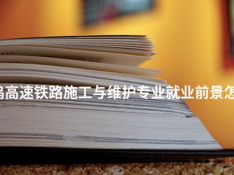 宝鸡高速铁路施工与维护专业就业前景怎么样