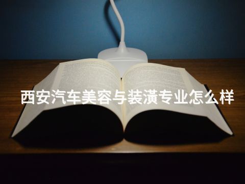 西安汽车美容与装潢专业怎么样