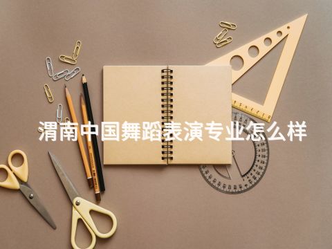 渭南中国舞蹈表演专业怎么样