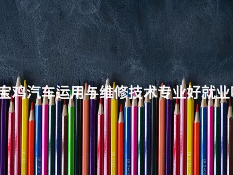 宝鸡汽车运用与维修技术专业好就业吗