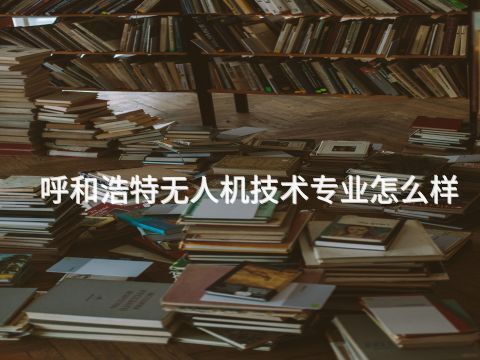 呼和浩特无人机技术专业怎么样