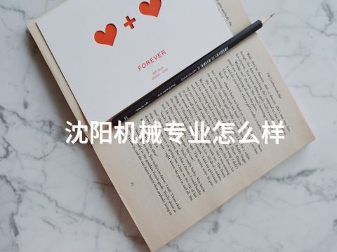 沈阳机械专业怎么样