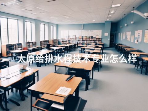 太原給排水程技術專業怎么樣