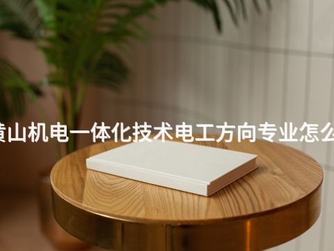 黄山机电一体化技术电工方向专业怎么样