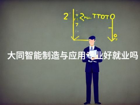 大同智能制造与应用专业好就业吗
