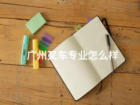 广州叉车专业怎么样