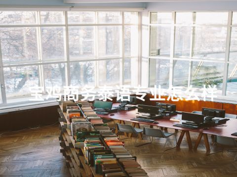 宝鸡商务泰语专业怎么样