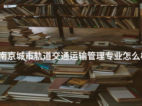 南京城市軌道交通運輸管理專業怎么樣