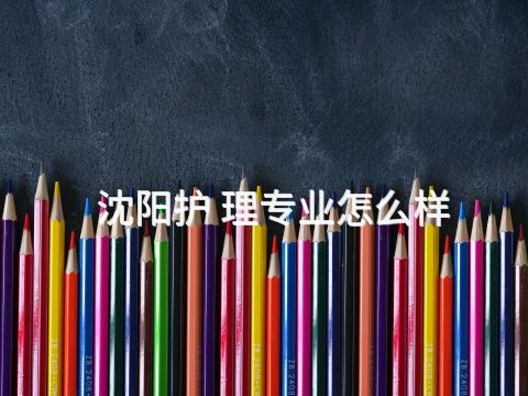 沈阳护 理专业怎么样