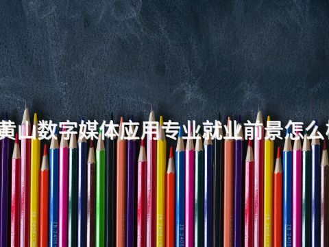 黄山数字媒体应用专业就业前景怎么样(图1) 黄山数字媒体应用专业就业前景怎么样(图1)