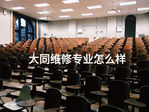 大同维修专业怎么样