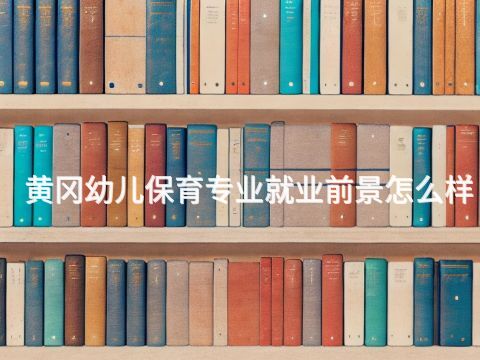 黃岡幼兒保育專業就業前景怎么樣