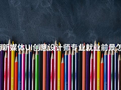 渭南新媒体UI创意设计师专业就业前景怎么样