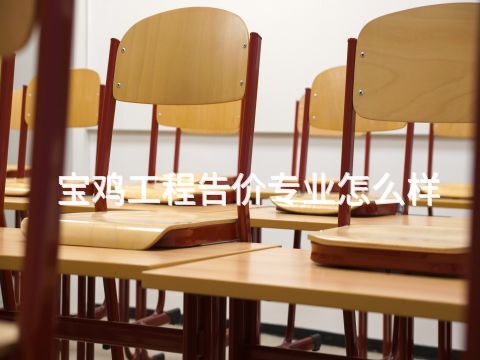 宝鸡工程告价专业怎么样