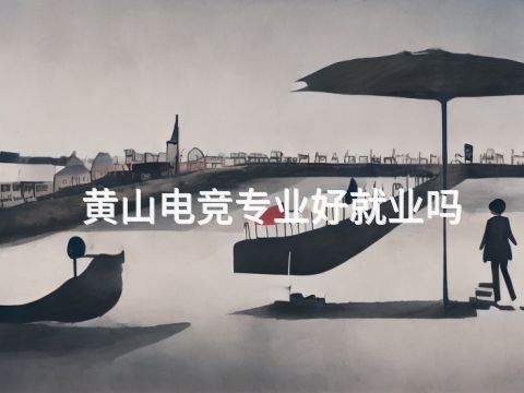 黃山電競專業好就業嗎