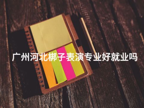 广州河北梆子表演专业好就业吗